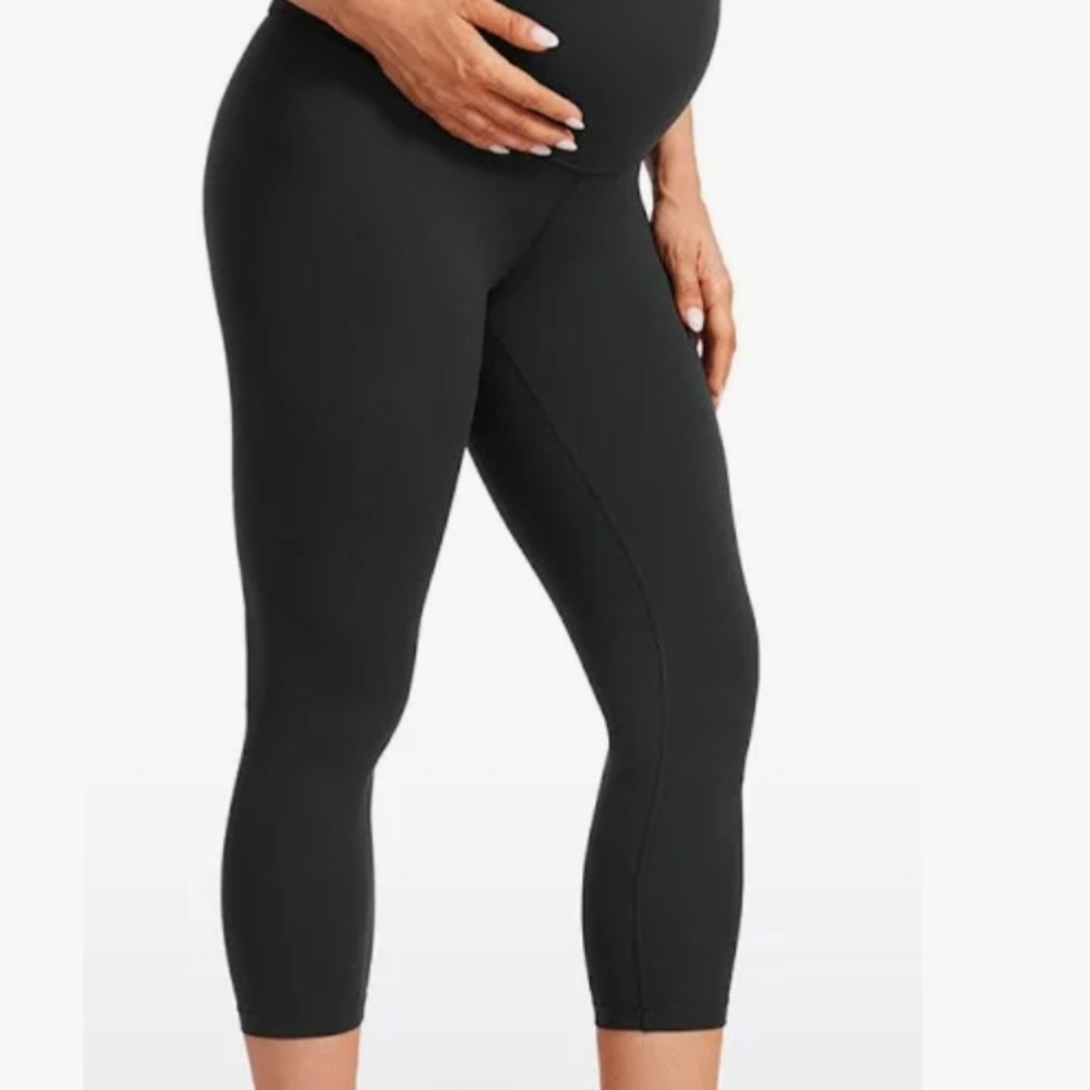 CRZ Yoga Black Maternity Leggings